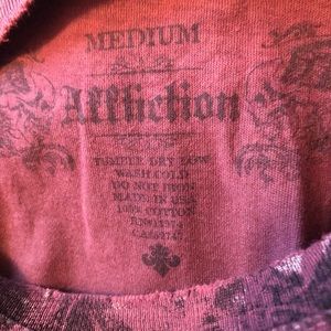 Affliction Shirts - Affliction designer maroon M pullover shirt Affliction Shirts - Affliction designer maroon M pullover shirt